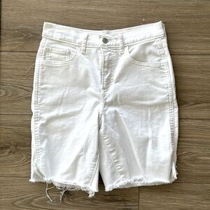 High Rise Bermuda Shorts